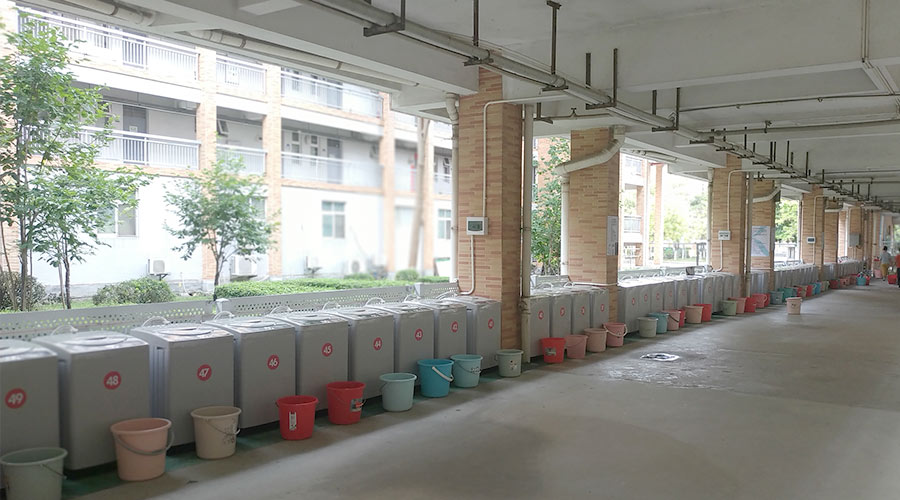 好評度高！江門一中學校又雙叒續(xù)單金環(huán)電器共享洗衣機