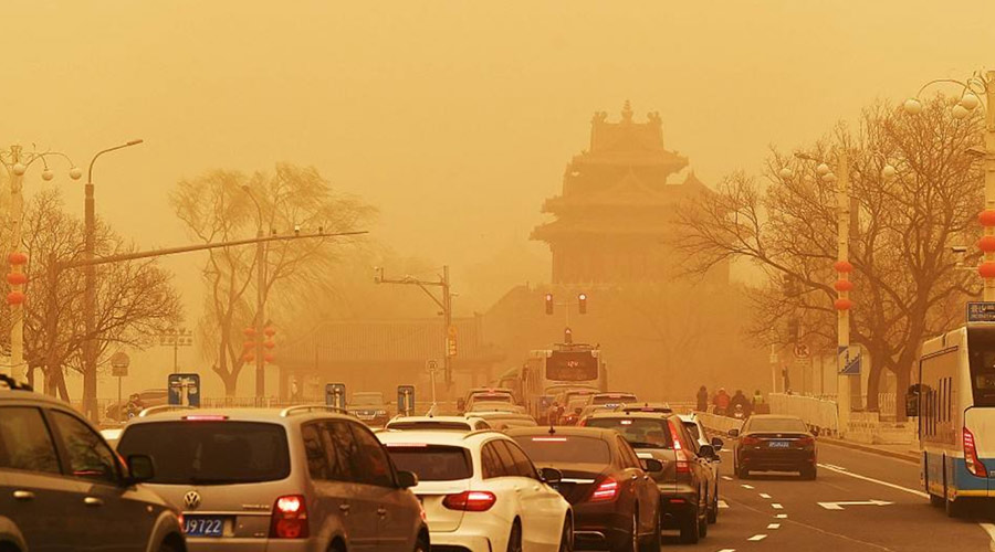 北方今年首場沙塵來襲！沙塵暴下衣服干衣機的干衣優(yōu)勢