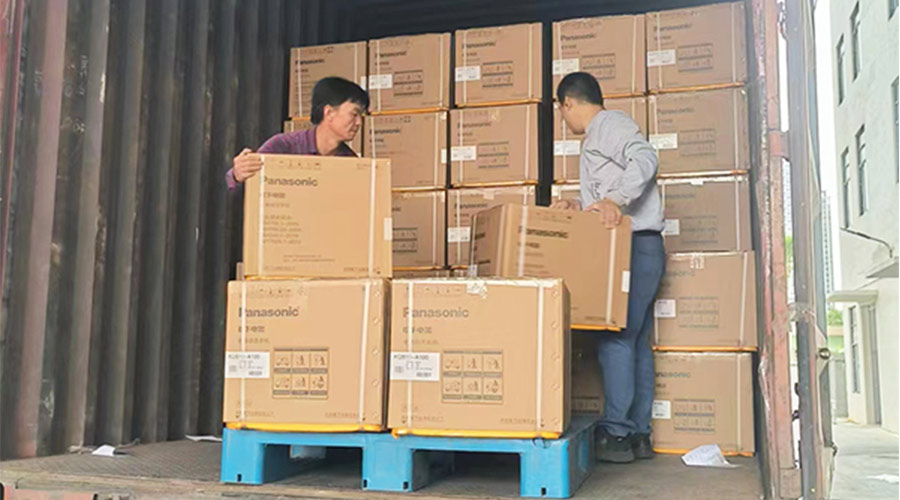 發(fā)貨抓速度！金環(huán)電器第一時間完成松下滾筒干衣機發(fā)貨