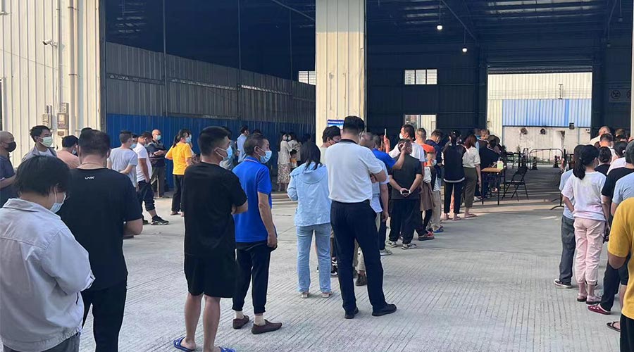 支援防疫是責(zé)任！金環(huán)電器助力鶴山核酸檢測(cè)