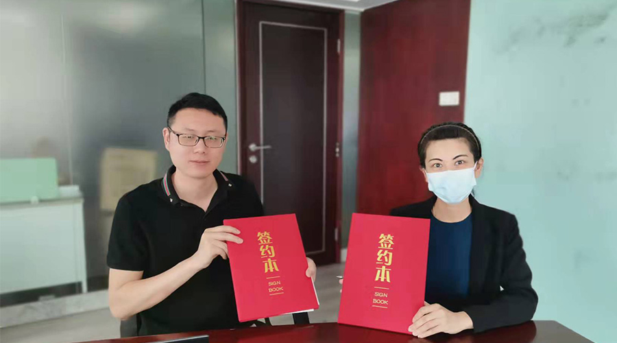 祝賀！金環(huán)電器與寧波某品牌電商客戶再次合作，簽約成功！